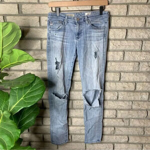 AG The Stevie Slim Straight Leg Ankle Jeans